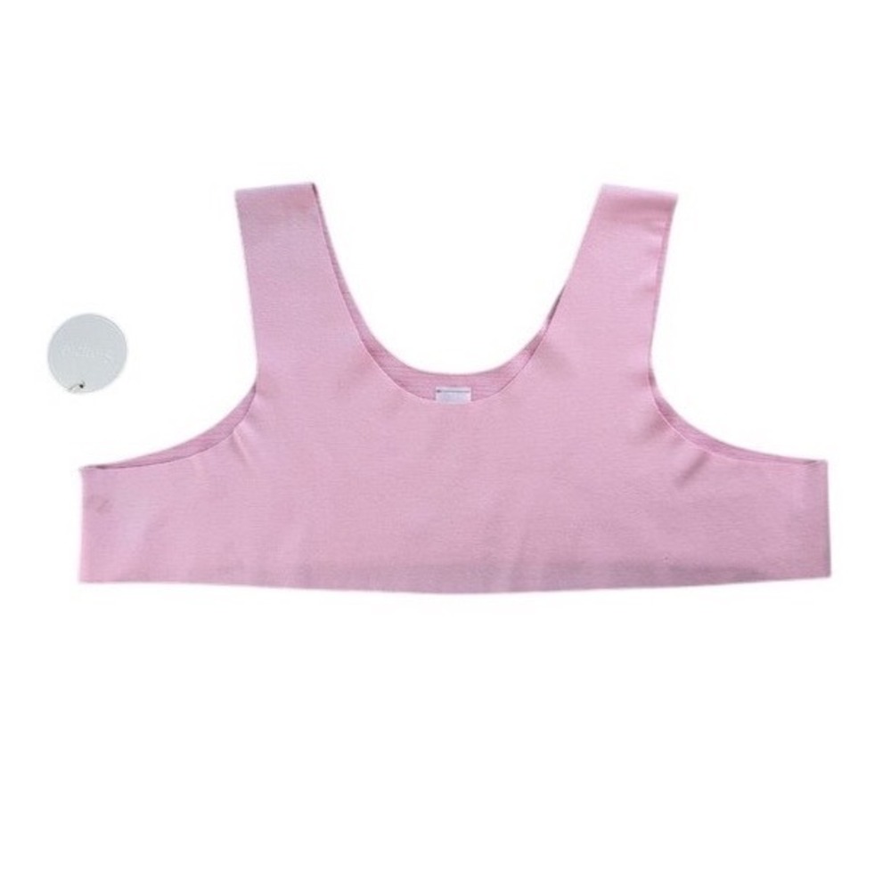 Simple Pink Bralette Crop Top Coquette Balletcore Aesthetic‎ Soft Girl XL
